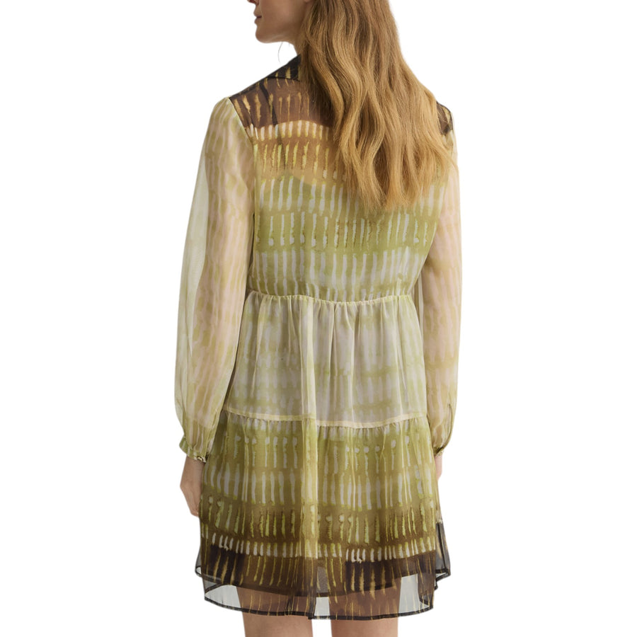 Abito donna in chiffon stampato