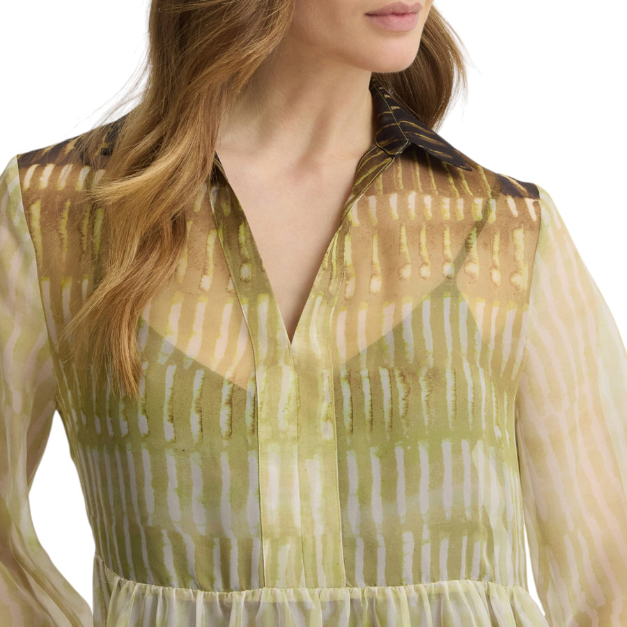 Abito donna in chiffon stampato