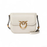 Borsa a spalla piccola squadrata Love Bag Box in nappa