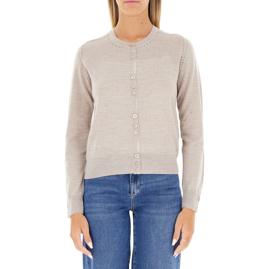Cardigan donna con bottoni