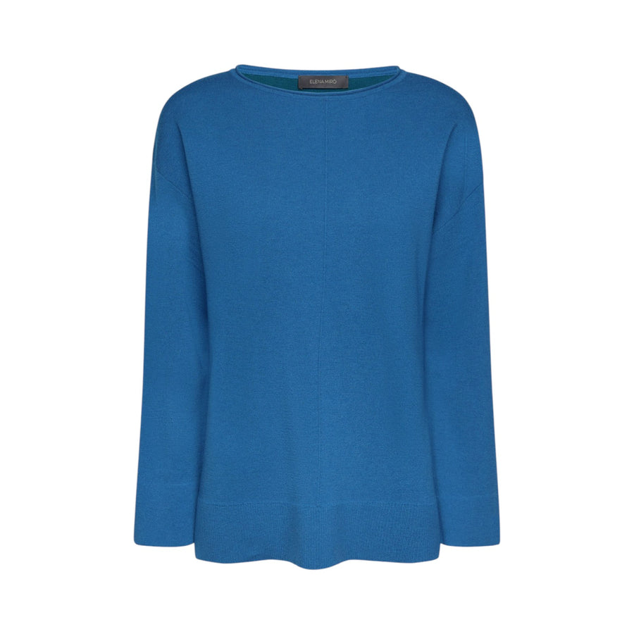 Maglia donna con scollo a barchetta