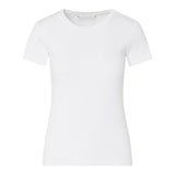 T-shirt donna con patch logo