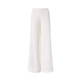Pantaloni donna con motivo traforato