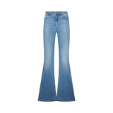 Jeans donna bootcut a vita alta