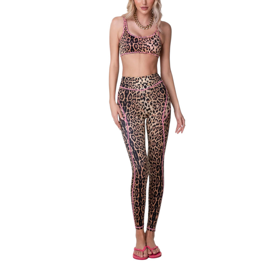 Leggings sportivo spotted donna