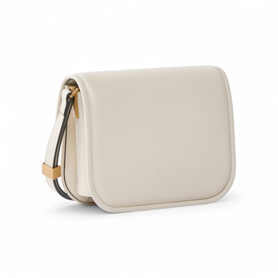 Borsa a spalla piccola squadrata Love Bag Box in nappa