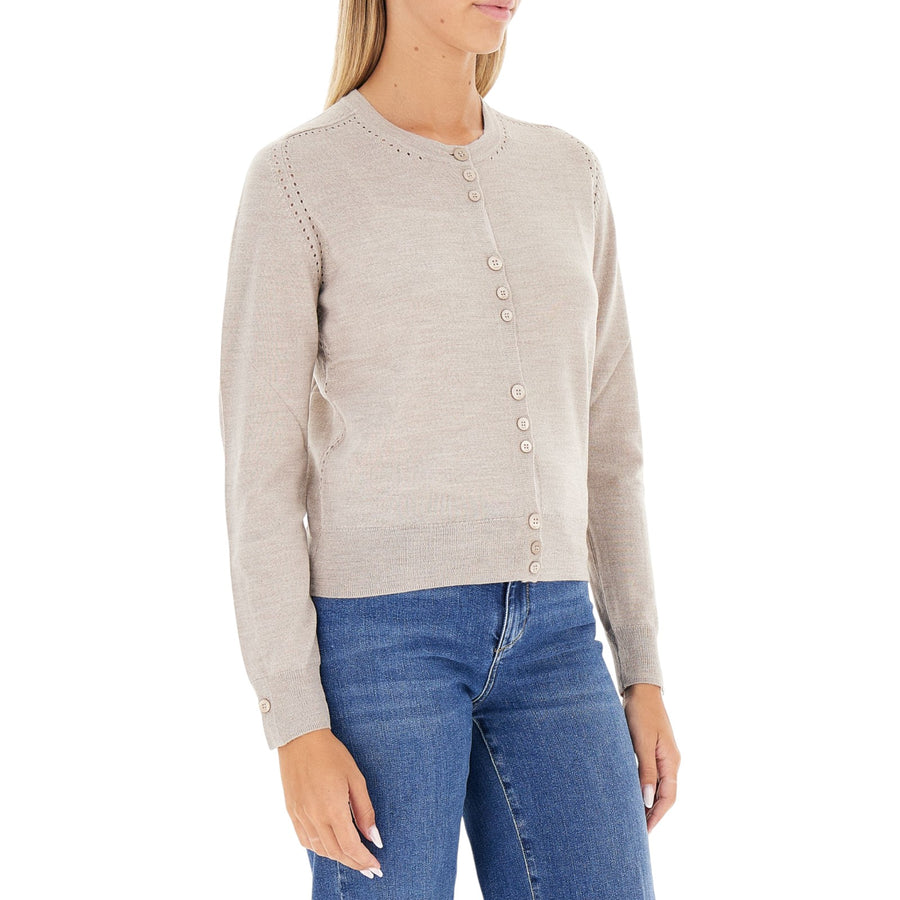 Cardigan donna con bottoni