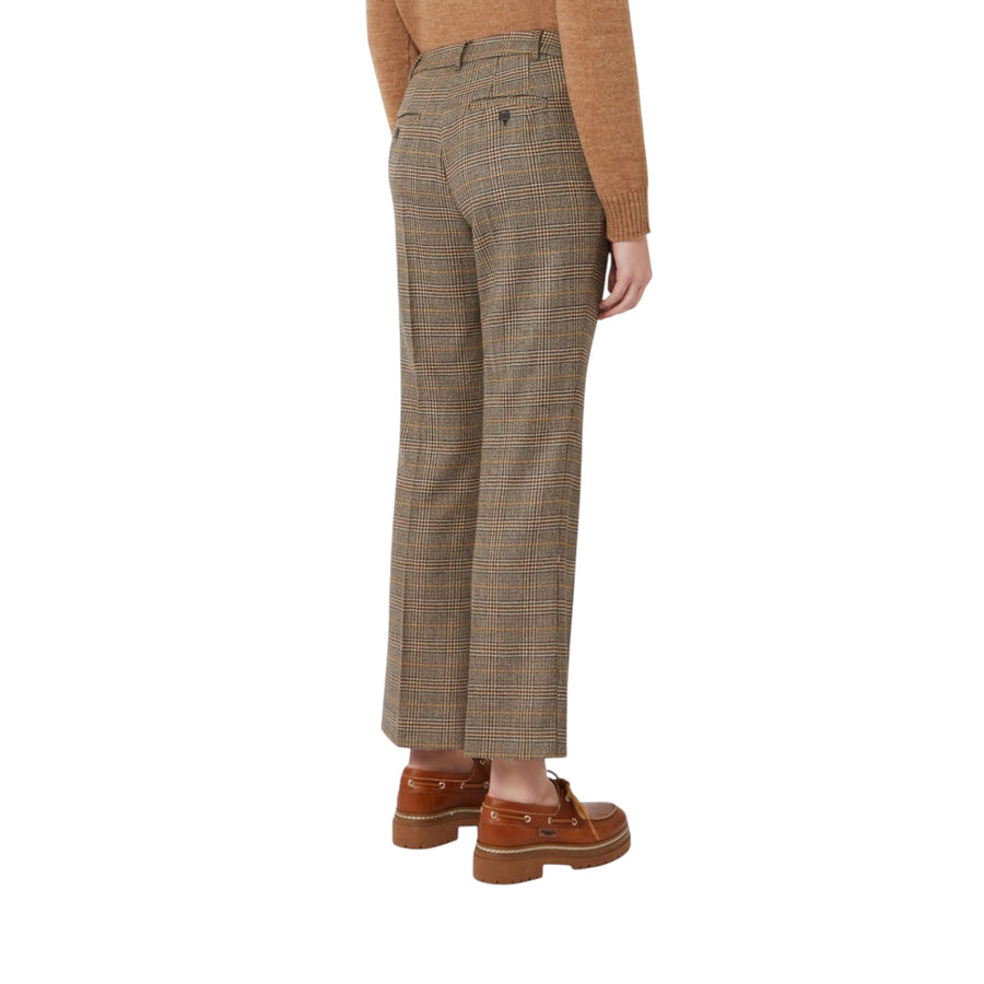 Pantalone donna in batavia di lana