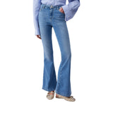 Jeans donna bootcut a vita alta