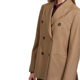 Giacca donna doppiopetto regular fit in flanella