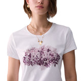 T-shirt donna con logo