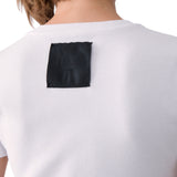 T-shirt donna con patch logo