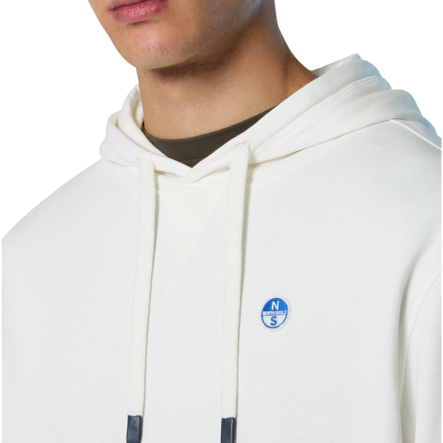 Felpa uomo con cappuccio e logo