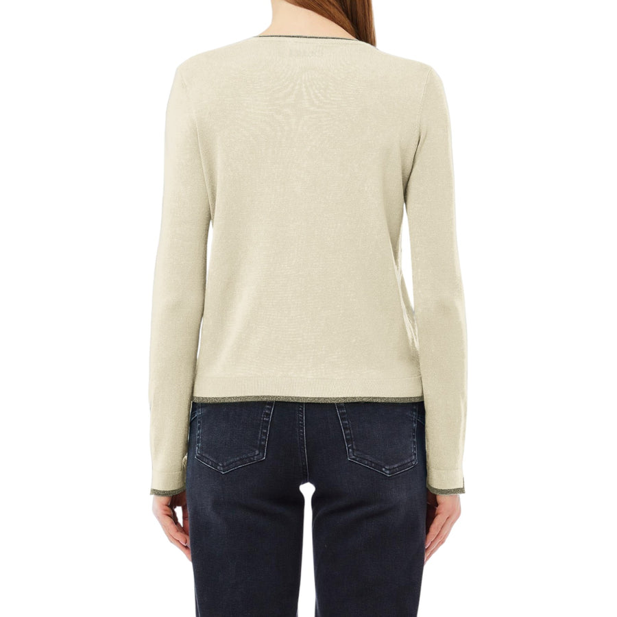 Cardigan donna con dettagli in lurex®