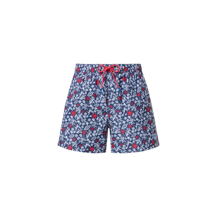 Boxer mare uomo con stampa grafica