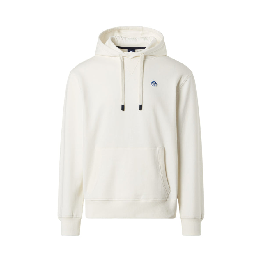 Felpa uomo con cappuccio e logo