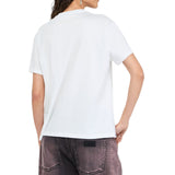 T-shirt donna con applicazioni