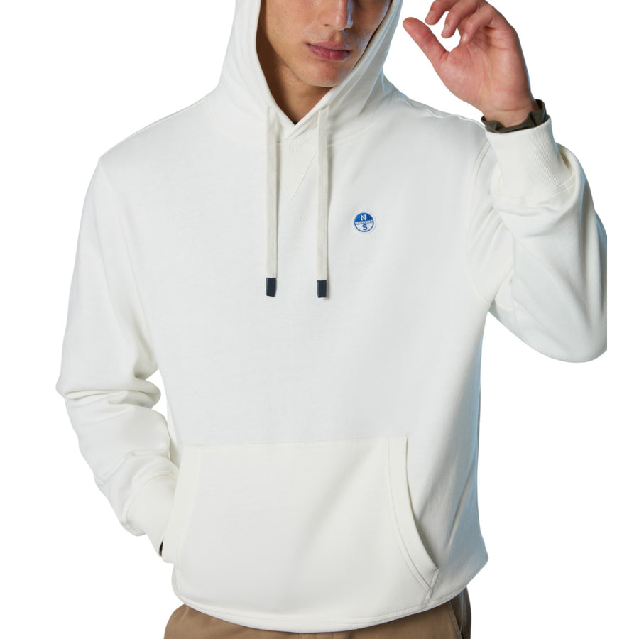 Felpa uomo con cappuccio e logo