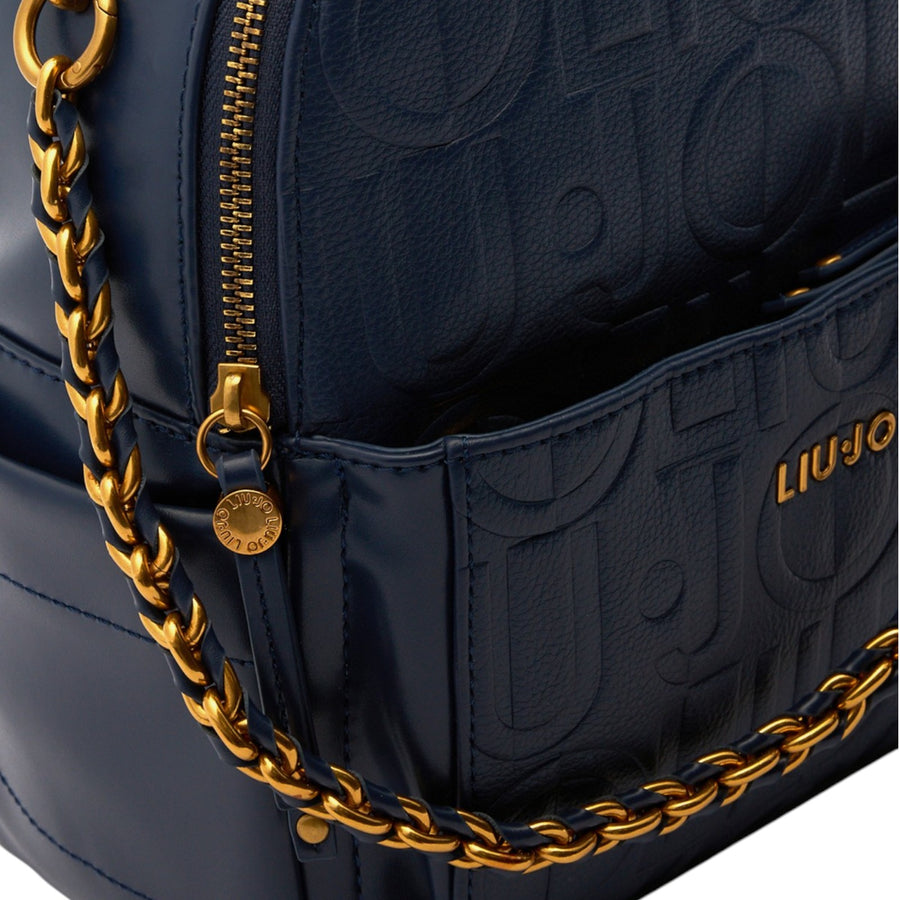 Zaino donna con logo e catena