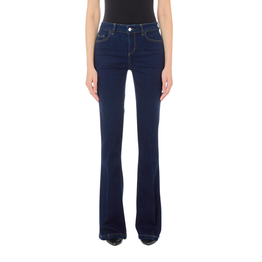 Jeans donna flare stretch