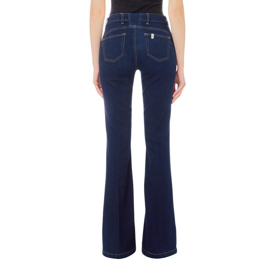 Jeans donna flare stretch