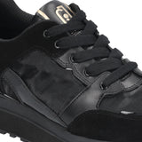 Sneakers donna platform in pelle