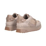 Sneakers donna platform in pelle