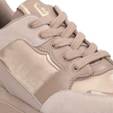 Sneakers donna platform in pelle