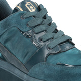 Sneakers donna platform in pelle