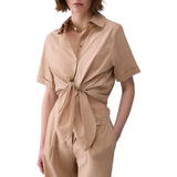 Camicia donna con nodo