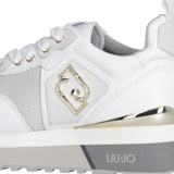 Sneakers donna in pelle e mesh