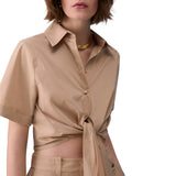 Camicia donna con nodo