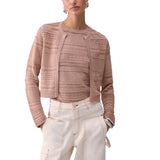 Cardigan donna traforato