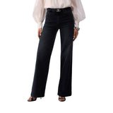 Jeans donna flare a vita alta