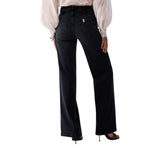 Jeans donna flare a vita alta