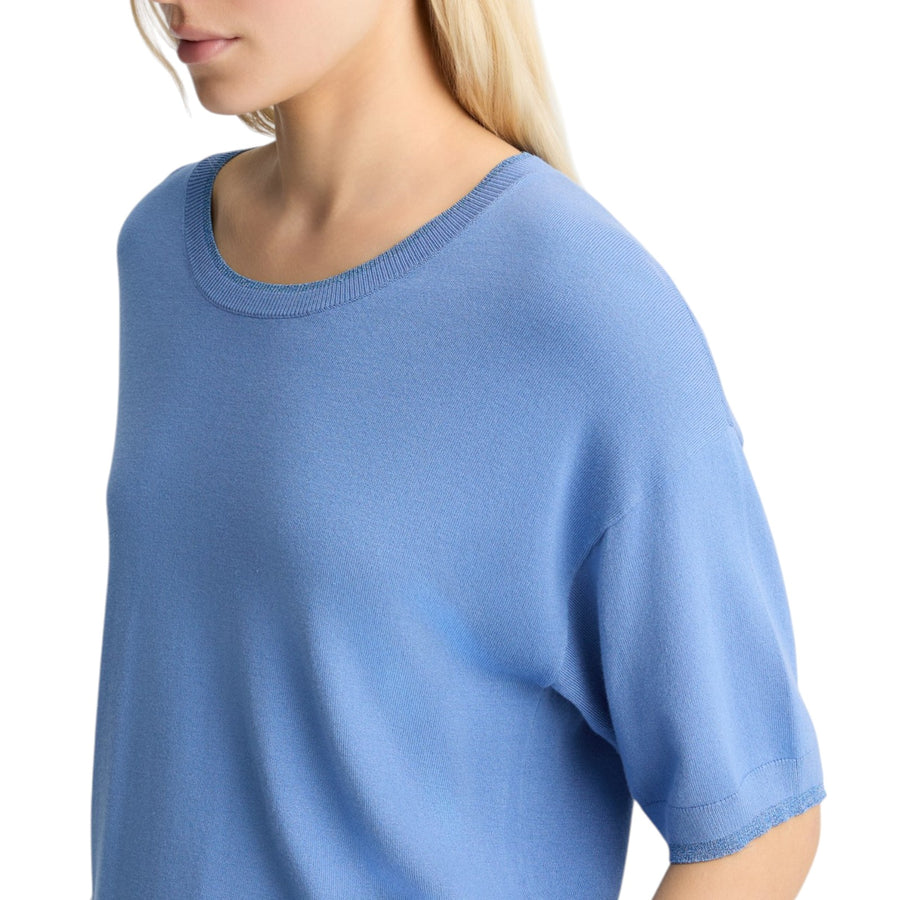 T-shirt donna in maglia