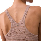 Top donna in maglia traforata