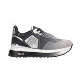 Sneakers donna platform full strass