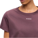 T-shirt donna con logo PINKO