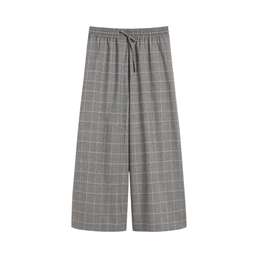 Pantalone donna in lana Principe di Galles