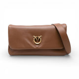 Borsa a tracolla media Love Bag Click Soft Horizontal Handle in pelle