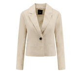 Blaze donna  in lino ricamato PINKO Idony