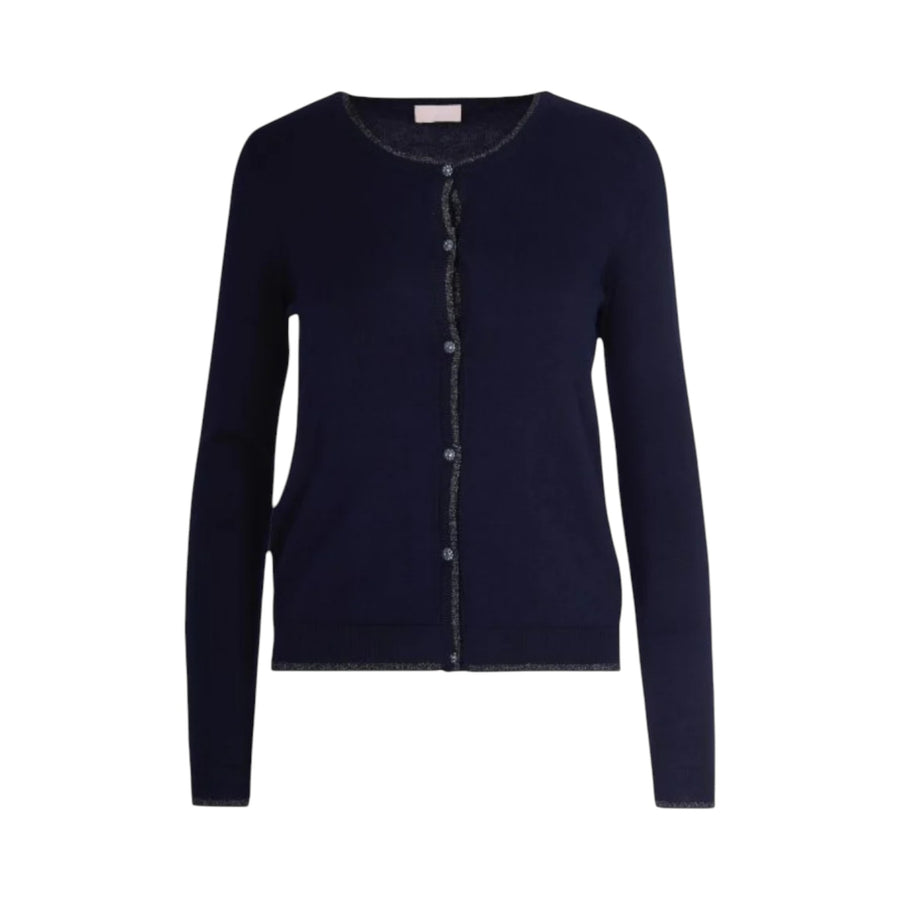 Cardigan donna con dettagli in lurex®