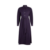 Abito donna midi in popeline