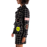 Giacca donna chanel patch nera