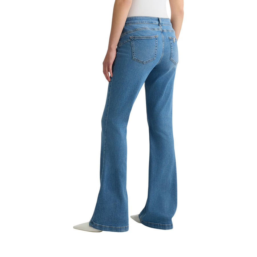 Jeans donna flare bottom up