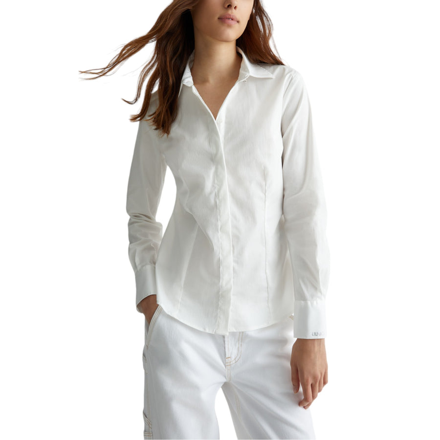 Camicia donna in popeline