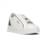 Sneakers donna in pelle con logo