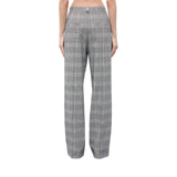 Pantaloni donna sartoriali check