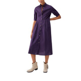 Abito donna midi in popeline